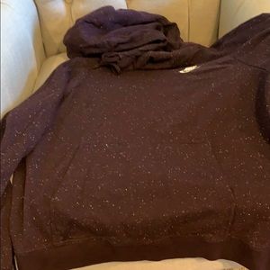 Nike Maroon Cowl neck style hooded sweatshirt